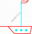 Thumbnail design of playground marking/equipment - Boat