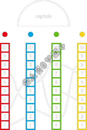 Design of playground marking/equipment - Captain's Game | School playground markings / Primary schools / Secondary schools and Further Education