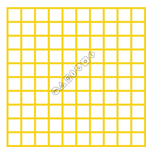 Design of playground marking/equipment - Co-ordinates Grid - Empty 100 Square | School playground markings / Primary schools / Secondary schools and Further Education / Grids