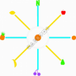 Thumbnail design of playground marking/equipment - Compass - Fruit