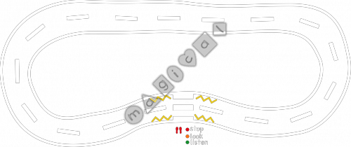 Design of playground marking/equipment - Cycle Track - Nursery | Nursery and Reception / School playground markings / Primary schools / Circuits and Activity Trails