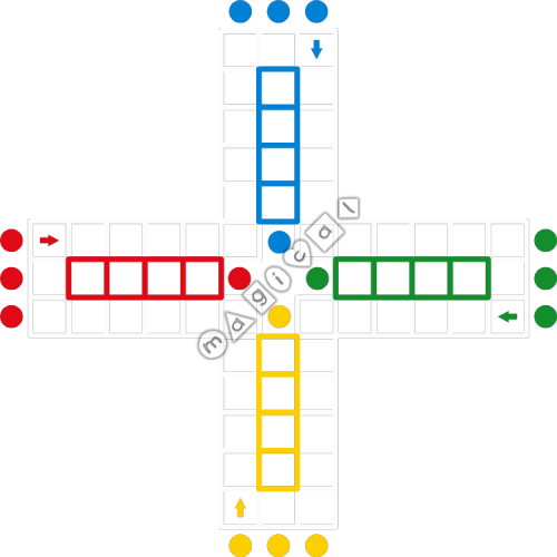 Design of playground marking/equipment - Ludo | School playground markings / Primary schools / Team Games