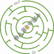 Thumbnail design of playground marking/equipment - Maze - Circular