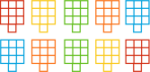 Multiplication Grids playground marking/equipment photo - Markings, Primary, Secondary and Further Education, Educational, Number