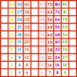 Thumbnail design of playground marking/equipment - Multiplication Table