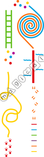 Design of playground marking/equipment - Play Circuit | Nursery and Reception / School playground markings / Primary schools / Circuits and Activity Trails