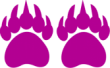 Thumbnail design of playground marking/equipment - Prints - Pair of Bear Claws