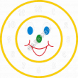 Thumbnail design of playground marking/equipment - Smiley Clock Face