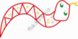 Thumbnail design of playground marking/equipment - Snake - Numbered 0 to 10