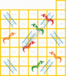 Thumbnail design of playground marking/equipment - Snakes and Ladders 1 - 50