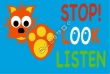 Thumbnail design of playground marking/equipment - Stop Look Listen 'Cat' Mat