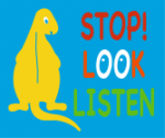 Stop Look Listen 'Dino' Mat playground marking/equipment photo - Nursery and Reception, Markings, Primary, Public Spaces