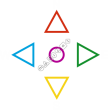 Thumbnail design of playground marking/equipment - Triangle Compass