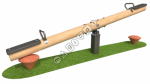 Wooden Seesaw playground marking/equipment photo - Retail