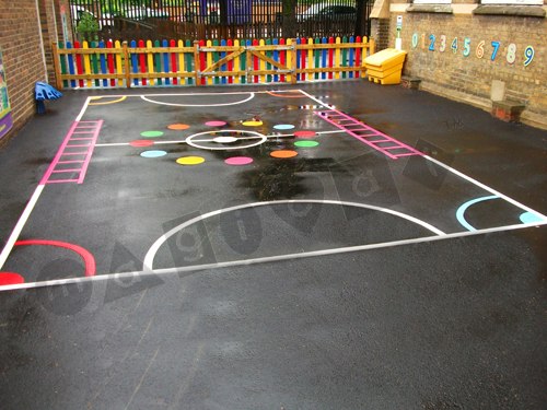 Photo of playground marking/equipment - Activity Zone Small | School playground markings / Primary schools / Secondary schools and Further Education / Sports and Training