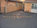Aeroplane playground marking/equipment photo - Nursery and Reception, Markings