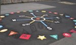 Alpha Compass playground marking/equipment photo - Nursery and Reception, Markings, Primary, Alphabet