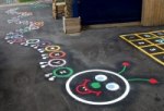 Alphabet Caterpillar playground marking/equipment photo - Nursery and Reception, Markings, Primary, Alphabet