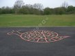 Thumbnail photo of playground marking/equipment - Alphabet Snail