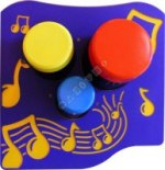 Bongo Board (supply only with fixings) playground marking/equipment photo - Nursery and Reception, Music and Performing Arts, Primary, Wallboards and Banners