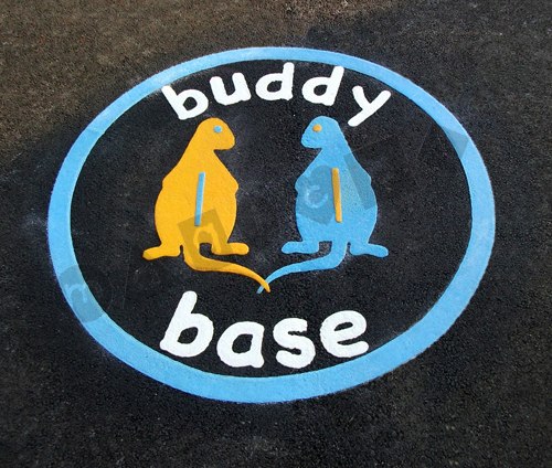 Photo of playground marking/equipment - Buddy Base | Nursery and Reception / School playground markings / Primary schools