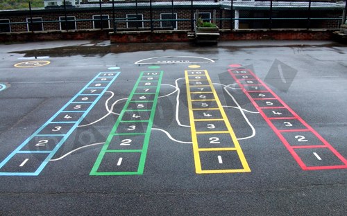 Photo of playground marking/equipment - Captain's Game | School playground markings / Primary schools / Secondary schools and Further Education