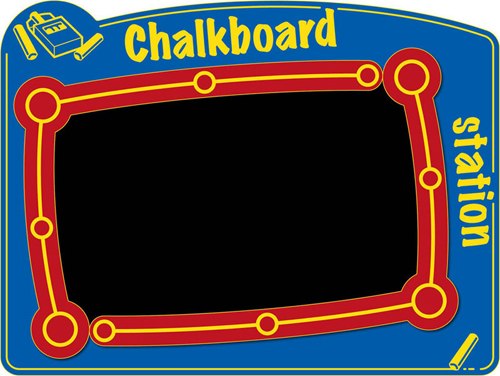 Photo of playground marking/equipment - Chalkboard Wallboard | Nursery and Reception / Primary schools / Wallboards and Banners