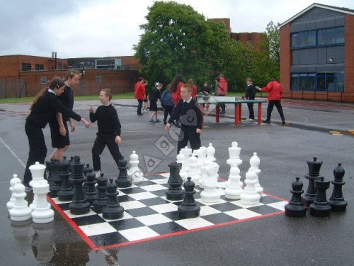 Photo of playground marking/equipment - Chess Set - Giant CURRENTLY UNAVAILABLE | Primary schools / Grids