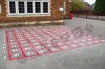 Co-ordinates Grid - 100 Square playground marking/equipment photo - Markings, Primary, Secondary and Further Education, Grids