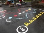 Colour Fun Run playground marking/equipment photo - Nursery and Reception, Markings, Primary, Circuits and Activity Trails