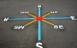 Thumbnail photo of playground marking/equipment - Compass - 8 Point