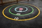 Concentric Circles mtr 30cm Spot playground marking/equipment photo - Markings, Primary, Secondary and Further Education