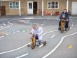 Thumbnail photo of playground marking/equipment - Cycle Track - Nursery