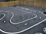 Cycle Track with Pit Stop playground marking/equipment photo - Nursery and Reception, Markings, Circuits and Activity Trails