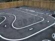Thumbnail photo of playground marking/equipment - Cycle Track with Pit Stop