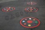 Dance Circles set of 4 playground marking/equipment photo - Markings, Music and Performing Arts, Primary