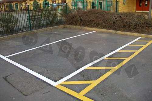 Photo of playground marking/equipment - Disabled Parking Bay - Single | Markings / Public Spaces / Special needs / Parking Spaces