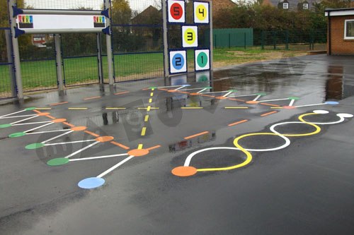 Photo of playground marking/equipment - Drill Zone | School playground markings / Primary schools / Grids / PE Related