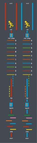 Photo of playground marking/equipment - Duo Run | School playground markings / Primary schools