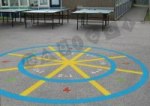 Education wheel playground marking/equipment photo - Markings, Primary, Number