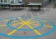 Thumbnail photo of playground marking/equipment - Education wheel