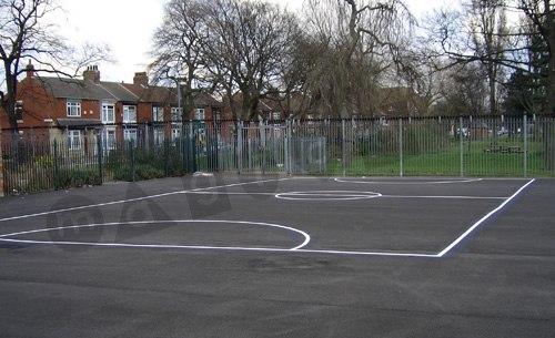 Photo of playground marking/equipment - Football Pitch 2 | School playground markings / Primary schools / Secondary schools and Further Education / Sports and Training
