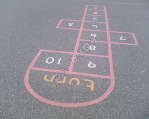 Photo of playground marking/equipment - Hopscotch - Crazy | Nursery and Reception / Primary schools / Secondary schools and Further Education / Hopscotch