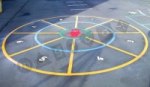 Knowledge Wheel playground marking/equipment photo - Markings, Primary, Educational