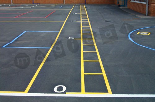 Photo of playground marking/equipment - Ladder - Estimation | School playground markings / Primary schools / Educational