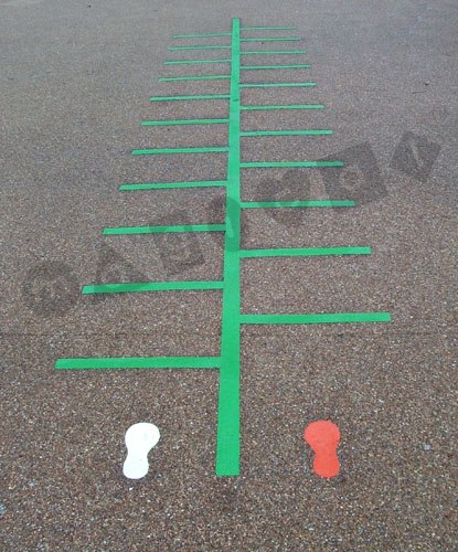 Photo of playground marking/equipment - Ladder - Warm-up 2 | School playground markings / Primary schools / Sports and Training