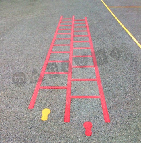 Photo of playground marking/equipment - Ladder - Warm-up 3 | School playground markings / Primary schools / Sports and Training