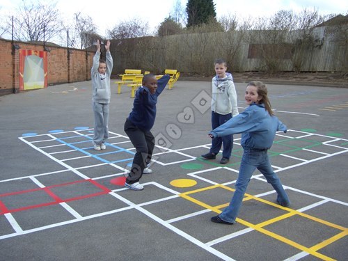 Photo of playground marking/equipment - Ludo | School playground markings / Primary schools / Team Games