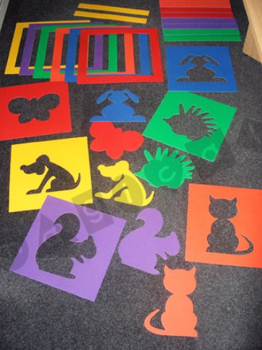 Photo of playground marking/equipment - MatMagic - choose from Animals, Squares, Circles, Multi shapes | Nursery and Reception / Primary schools / Educational / Circuits and Activity Trails / Activity