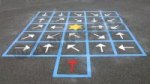 Maze - Directional Arrow playground marking/equipment photo - Markings, Primary, Skill Related